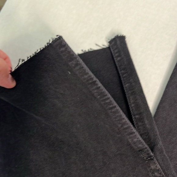 RE/DONE SKINNY BOOT BLACK RAW HEM JEANS 26 - Picture 6 of 16